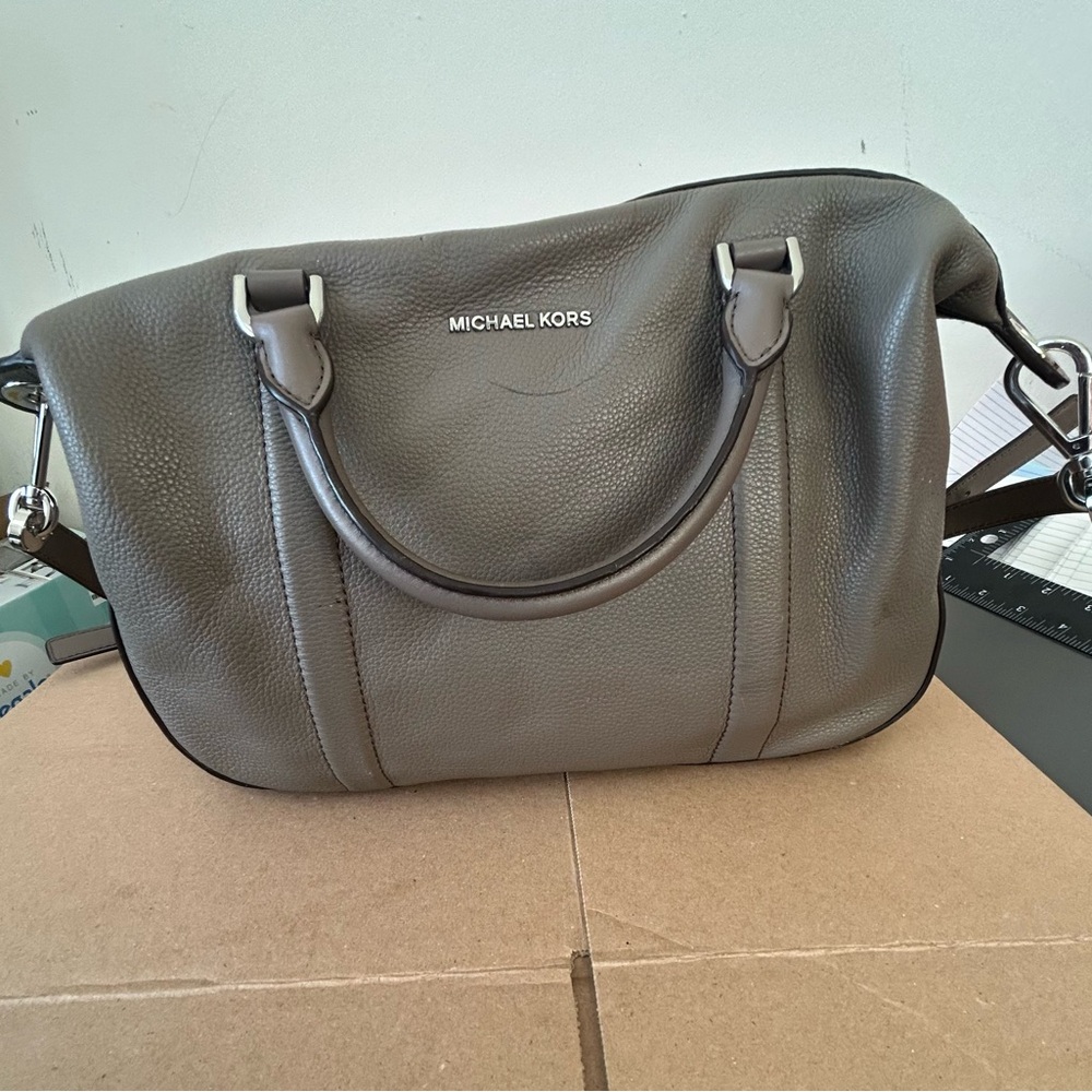 Michael Kors Gray Satchel